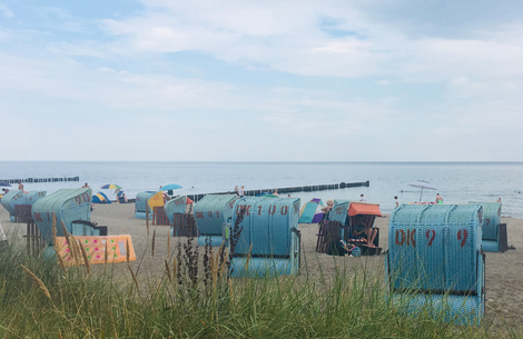 Strandkörbe an der Ostsee. Quelle: RKI