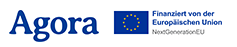 Agora Logo Quelle: RKI; EU Logo: Europäische Kommission 