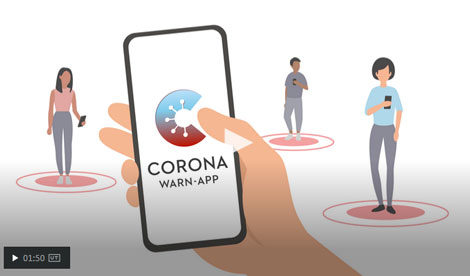 Corona-Warn-App. Source: Bundesregierung