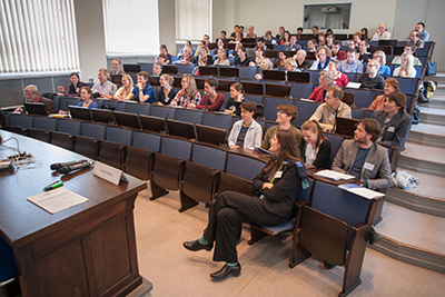 Lecture hall of the Robert Koch Institute. Source: RKI